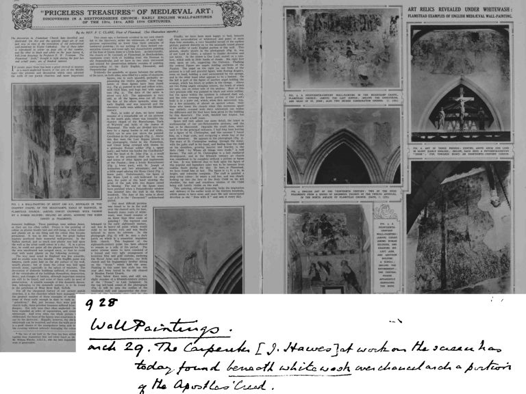 The discovery of St Leonard’s wall paintings