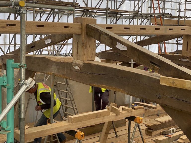 2021: building works continue