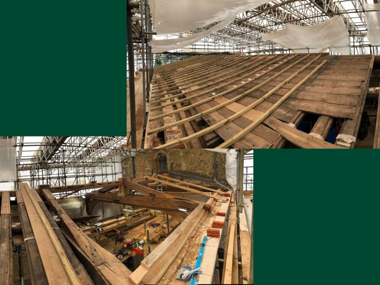 Strengthening the Roof Timbers