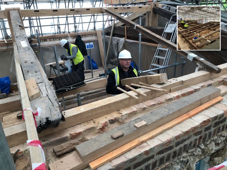 Strengthening timbers & wall plates